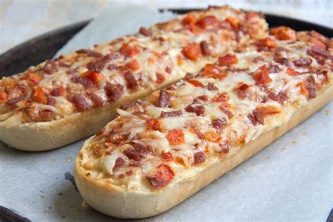 pizza baguette rezept